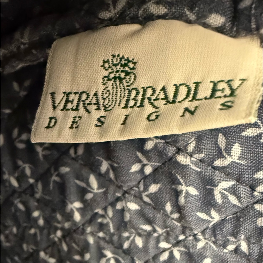 Vera Bradley Blue and White Tote Bag - Picture 9 of 10